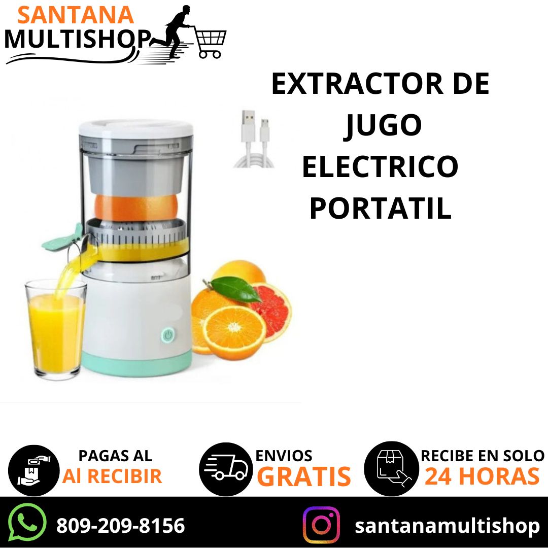 ⚡ Extractor de Jugos Eléctrico Portátil – Jugo Fresco al Instante