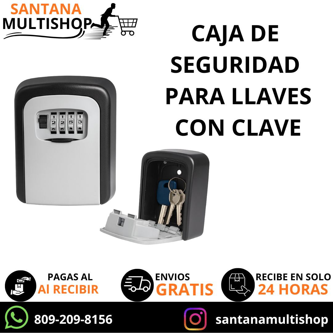 Caja de Seguridad para Llaves con Contraseña – Protege tu Hogar y Mantén el Control en Todo Momento