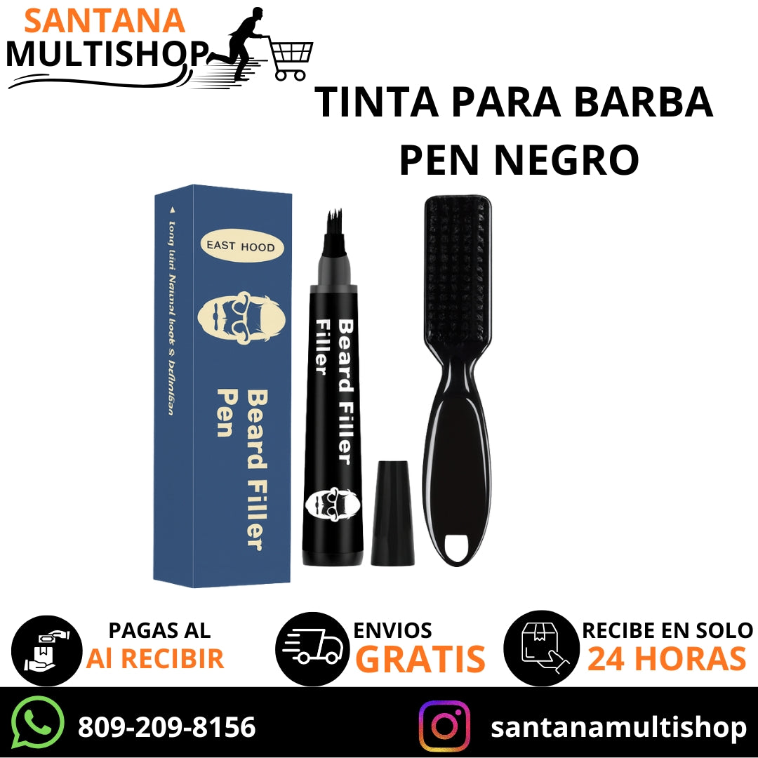 TINTA PARA BARBA FILLER PEN NEGRO
